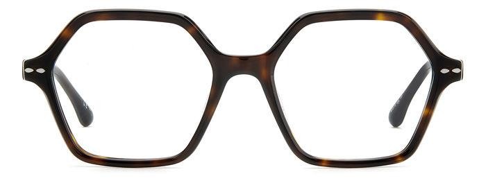 Eyeglasses Isabel Marant IM 0115 107234 (086) color havana shape geometric 
