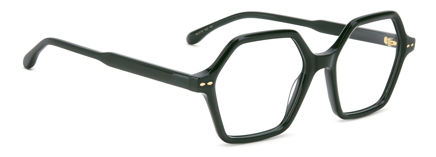 Eyeglasses Isabel Marant Im 0115 107234 1ED color green shape round 