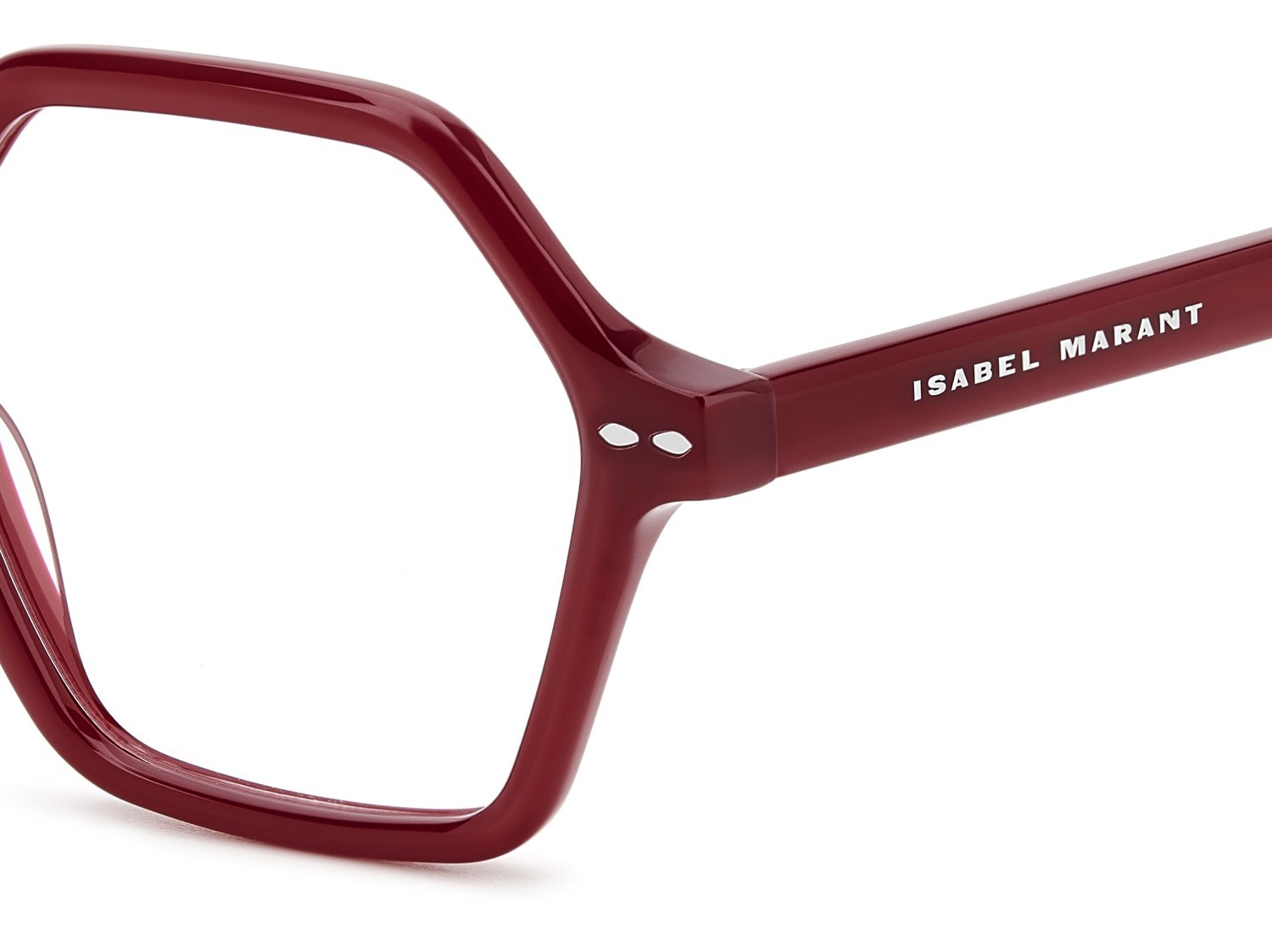Occhiali da vista Isabel Marant Im 0115 107234 LHF colore burgundy forma rotondo 