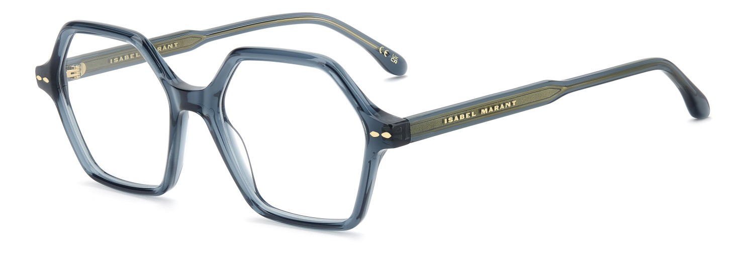 Eyeglasses Isabel Marant Im 0115 107234 ZI9 color teal shape round 
