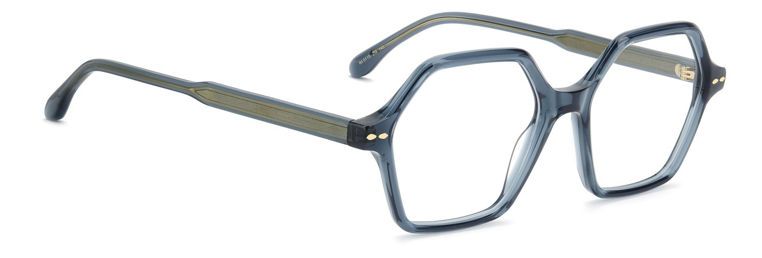 Eyeglasses Isabel Marant Im 0115 107234 ZI9 color teal shape round 