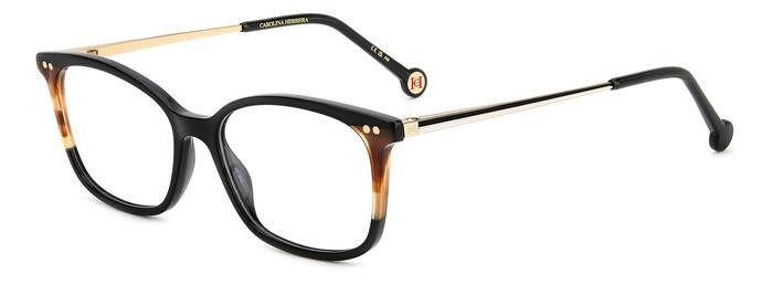 Eyeglasses Carolina Herrera Her 0167 107288 (WR7) color black havana shape rectangle 