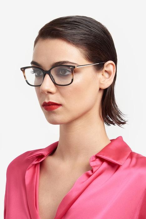 Eyeglasses Carolina Herrera Her 0167 107288 (WR7) color black havana shape rectangle 