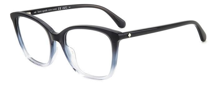 Occhiali da vista Kate Spade LEANNA/G 107301 (2M0) colore shaded grey forma quadrato 