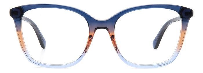 Occhiali da vista Kate Spade LEANNA/G 107301 (YRQ) colore blue beige forma quadrato 