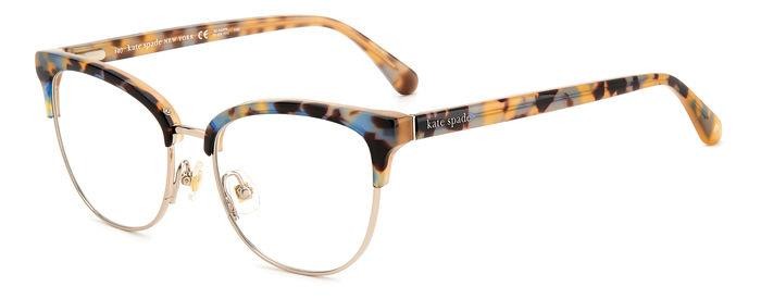 Occhiali da vista Kate Spade PAITYN/G 107302 (5MU) colore havana multicolor forma rotondo 