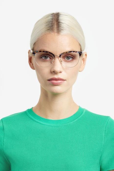 Occhiali da vista Kate Spade PAITYN/G 107302 (5MU) colore havana multicolor forma rotondo 
