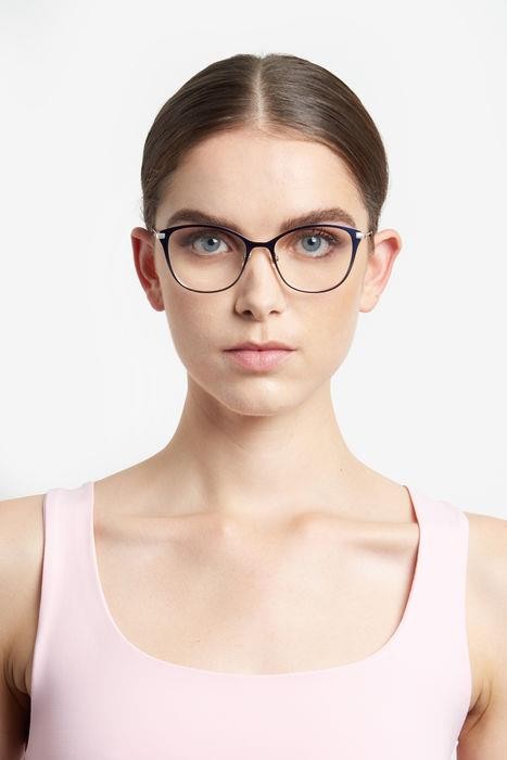 Occhiali da vista Kate Spade ADDISYN 107304 (PJP) forma cat eye 