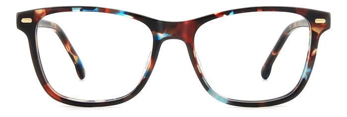 Eyeglasses Carrera 3009 107349 (JBW) color blue havana shape cat eye 