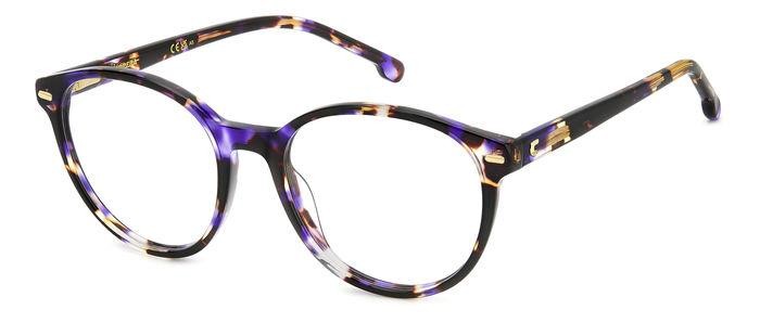 Occhiali da vista Carrera 3010 107350 (HKZ) colore violet havana forma pantos 