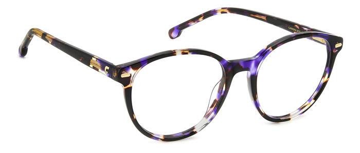Occhiali da vista Carrera 3010 107350 (HKZ) colore violet havana forma pantos 