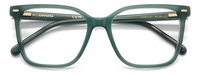 Occhiali da vista Carrera 3011 107351 (1ED) colore green forma quadrato 