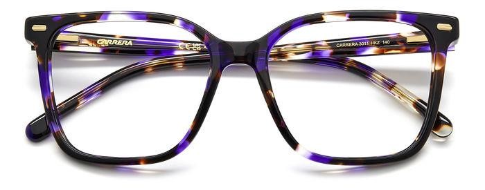 Brillen Carrera 3011 107351 (HKZ) farbe violet havana form quadratisch 