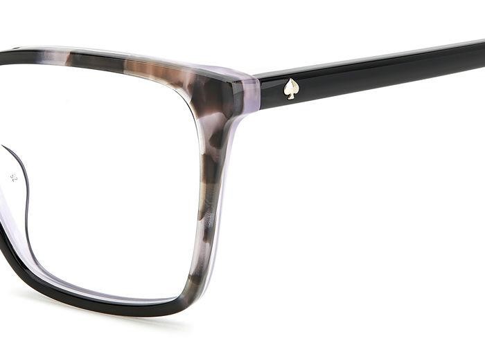 Occhiali da vista Kate Spade Everleigh 107432 (807) colore black forma quadrato 