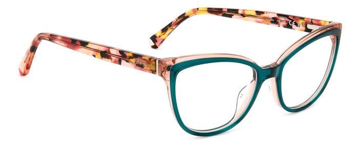 Occhiali da vista Kate Spade Lucinda 107434 (IWB) colore green pink forma rotondo 