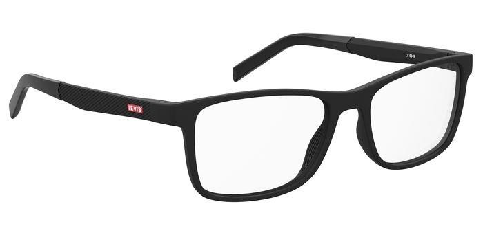 Brillen Levi's Lv 5049 107479 (003) farbe matte black form rechteckig 
