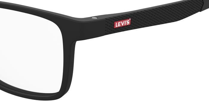 Brillen Levi's Lv 5049 107479 (003) farbe matte black form rechteckig 