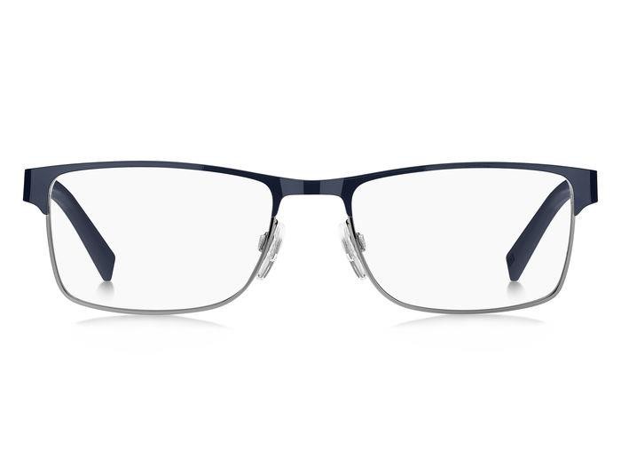 Occhiali da vista Tommy Hilfiger Th 2041 107528 (YOB) colore blue dark ruthenium forma rettangolare 