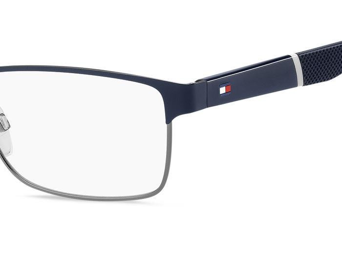 Occhiali da vista Tommy Hilfiger Th 2041 107528 (YOB) colore blue dark ruthenium forma rettangolare 