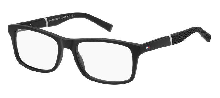 Eyeglasses Tommy Hilfiger Th 2044 107529 (003) color matte black shape rectangle 