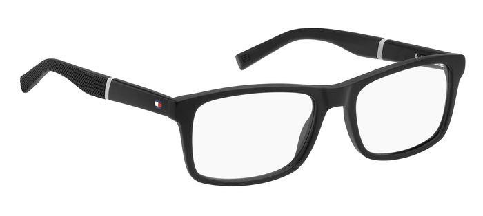 Eyeglasses Tommy Hilfiger Th 2044 107529 (003) color matte black shape rectangle 