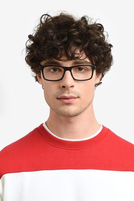 Eyeglasses Tommy Hilfiger Th 2044 107529 (003) color matte black shape rectangle 