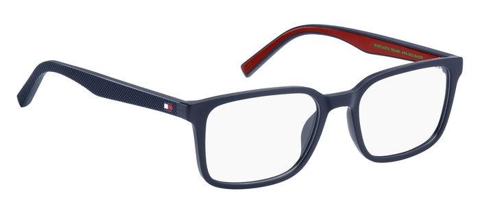 Occhiali da vista Tommy Hilfiger Th 2049 107534 (FLL) colore matte blue forma rettangolare 
