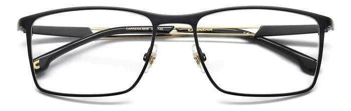 Brillen Carrera 8898 107538 (I46) farbe matte black gold form rechteckig 