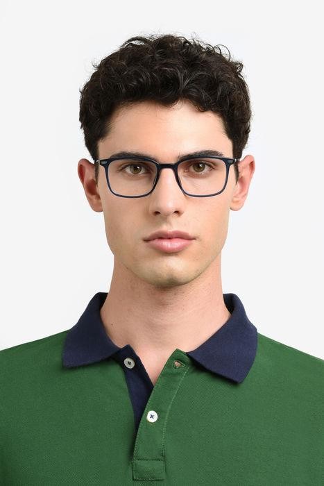 Occhiali da vista Tommy Hilfiger Th 2037 107551 (PJP) colore blue forma rettangolare 