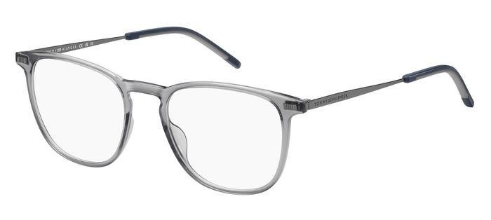 Occhiali da vista Tommy Hilfiger Th 2038 107552 (09V) colore grey blue forma pantos 
