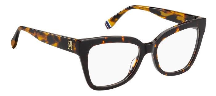 Occhiali da vista Tommy Hilfiger Th 2053 107555 (086) colore havana forma farfalla 
