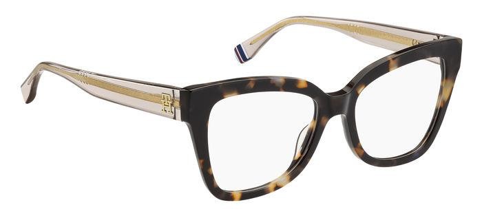 Occhiali da vista Tommy Hilfiger Th 2053 107555 (1ZN) colore blue nude forma farfalla 