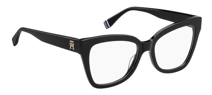 Occhiali da vista Tommy Hilfiger Th 2053 107555 (807) colore black forma farfalla 