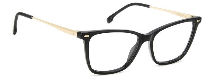 Brillen Carrera 3024 107586 (807) farbe black form cat-eye 