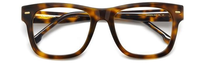 Brillen Carrera 3021 107587 (05L) farbe havana 2 form quadratisch 