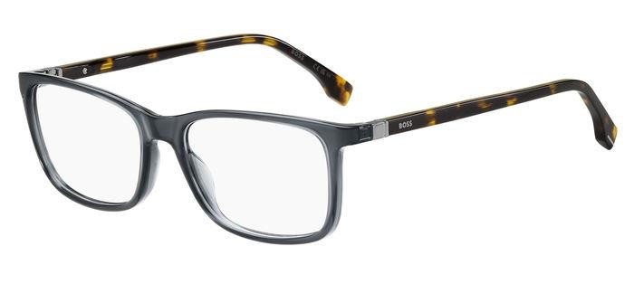 Eyeglasses Hugo Boss 1573 107595 (ACI) color grey havana shape rectangle 
