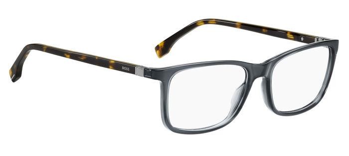 Eyeglasses Hugo Boss 1573 107595 (ACI) color grey havana shape rectangle 