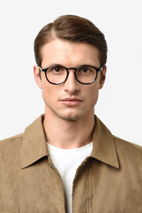 Brillen Hugo Boss 1572 107596 (807) farbe black form rund 