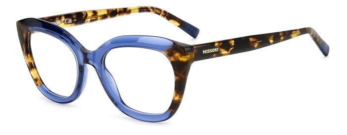 Occhiali da vista Missoni Mis 0157 107606 (JBW) colore blue havana forma cat eye 