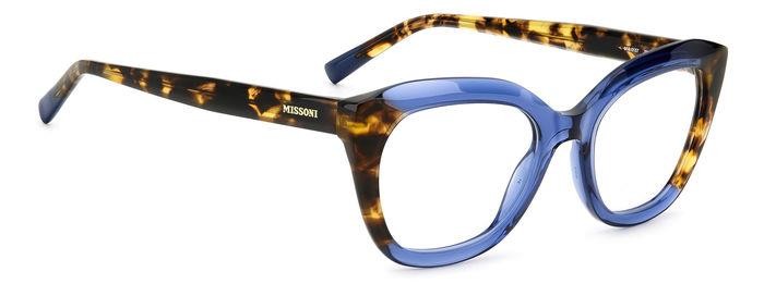 Occhiali da vista Missoni Mis 0157 107606 (JBW) colore blue havana forma cat eye 