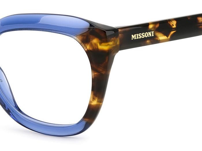Occhiali da vista Missoni Mis 0157 107606 (JBW) colore blue havana forma cat eye 