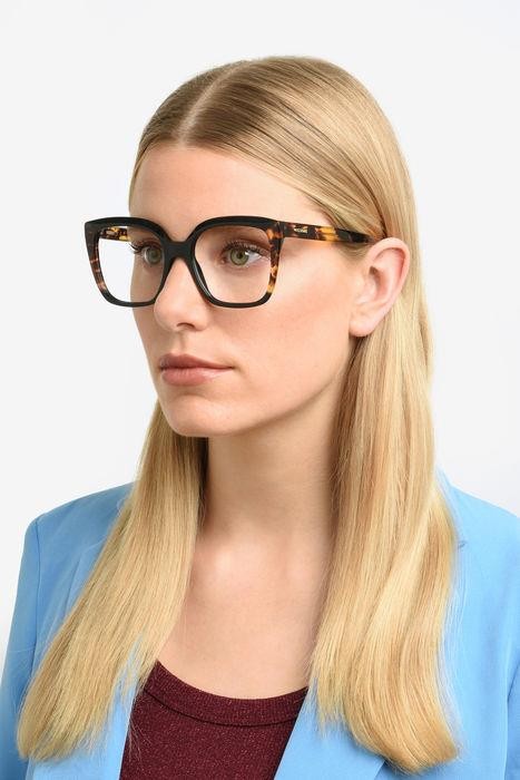 Occhiali da vista Missoni Mis 0158 107607 (WR7) colore black havana forma quadrato 