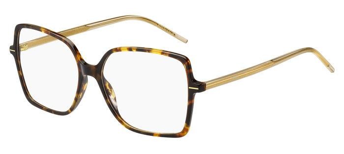 Eyeglasses Hugo Boss 1587 107611 (HJV) color havana yellow shape square 