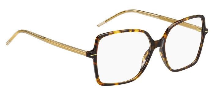Eyeglasses Hugo Boss 1587 107611 (HJV) color havana yellow shape square 