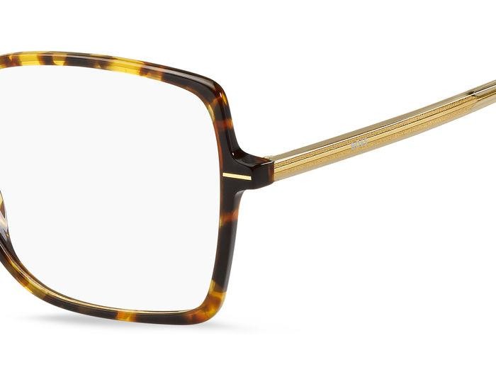 Eyeglasses Hugo Boss 1587 107611 (HJV) color havana yellow shape square 