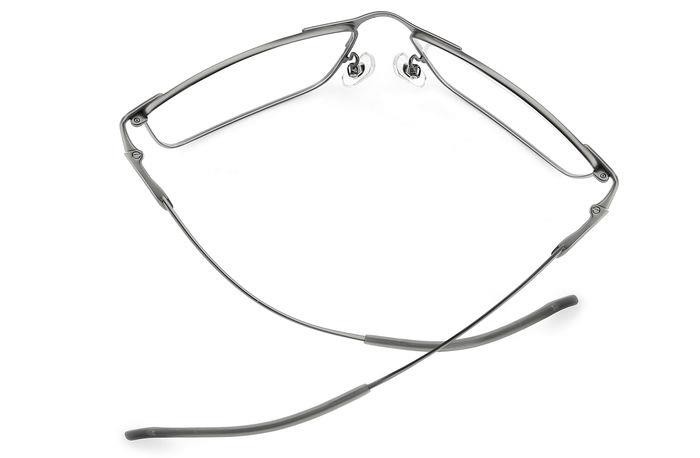 Brillen Carrera 8896 107623 (R80) farbe matte dark ruthenium form rechteckig 