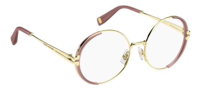 Brillen Marc Jacobs Mj 1093 107657 (EYR) farbe gold pink form rund 