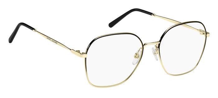 Occhiali da vista Marc Jacobs 703 107662 (2M2) colore black gold forma geometrico 
