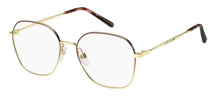 Occhiali da vista Marc Jacobs 703 107662 (E28) colore matte burgundy gold forma geometrico 