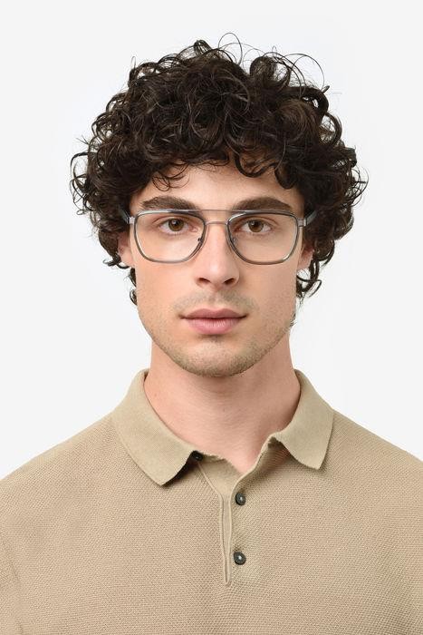 Occhiali da vista Hugo Boss 1583 107711 (HEK) forma navigator 